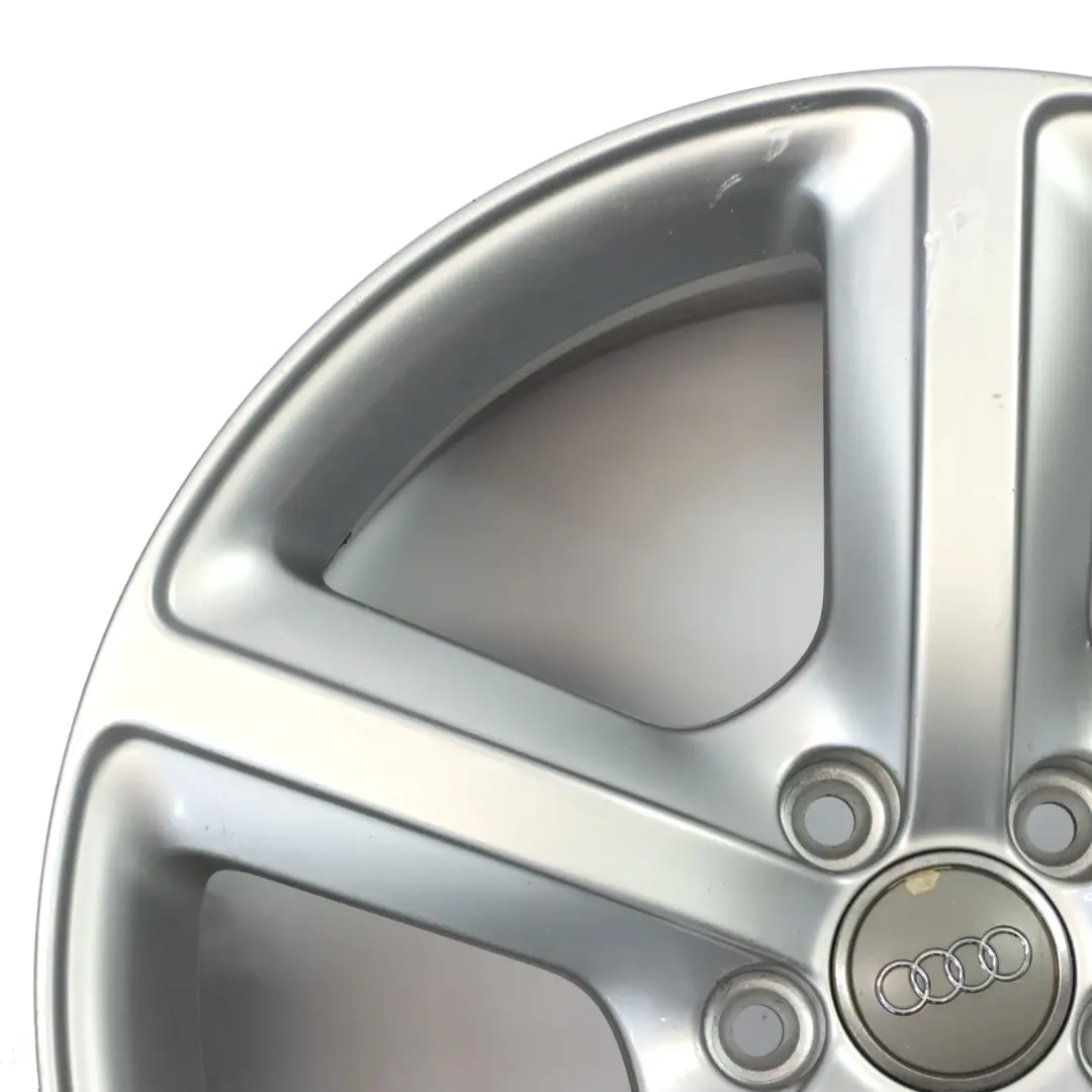 Silberne Alufelge 19" 8J ET:39 Sternspeiche Audi Q5 8R - SKU 8R0601025BD-2 - Teilenummer 8R0601025BD