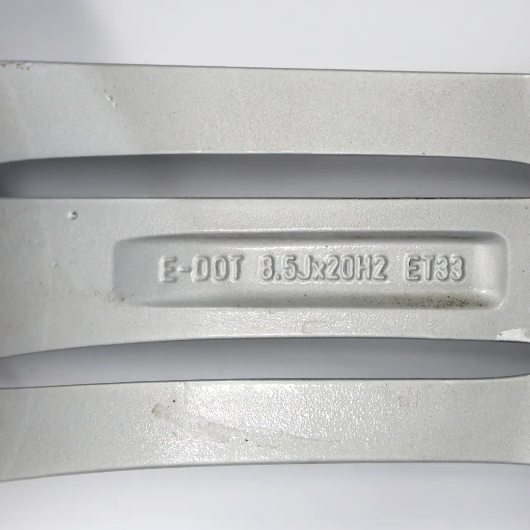 Audi Q5 8R Argento Luce Cerchio In Lega 20" 8,5J ET:33 - SKU 8R0601025BJ-2 - Numero di parte 8R0601025BJ