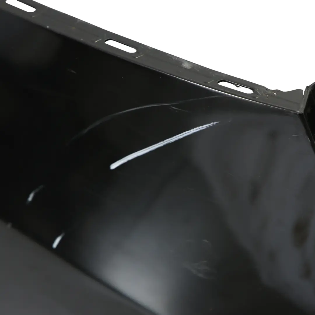 Bumper Trim Panel Covering Panther Black Crystal Effect - Z9Z to Audi Q5 8R Rear with Part number 8R0807303B Audi Q5 8R Rear Bumper Trim Panel Covering Panther Black Crystal Effect - Z9Z - SKU 8R0807303B-PBC - Part number 8R0807303B