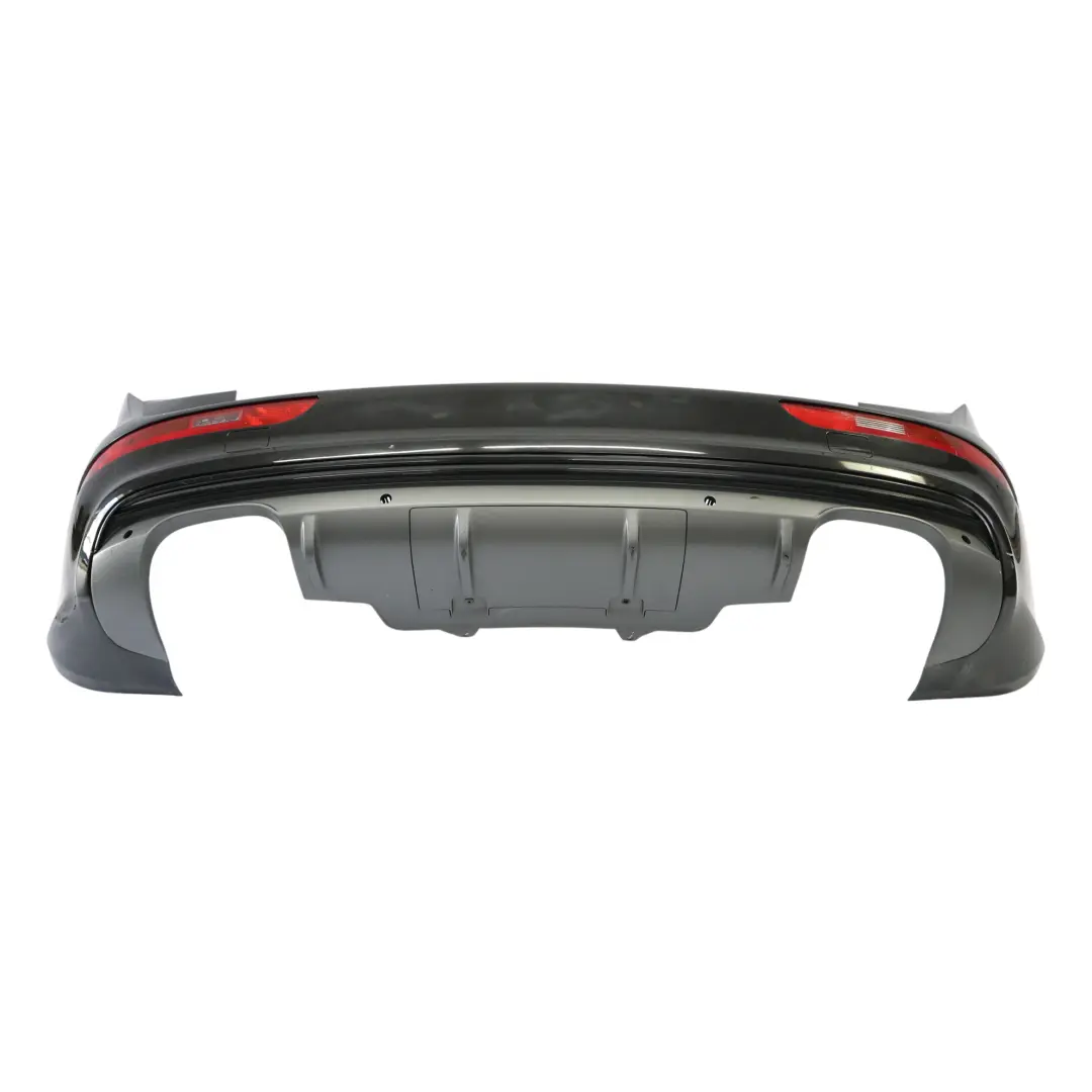 Audi Q5 8R Rear Bumper Trim Panel Covering Panther Black Crystal Effect - Z9Z - SKU 8R0807303B-PBC - Part number 8R0807303B