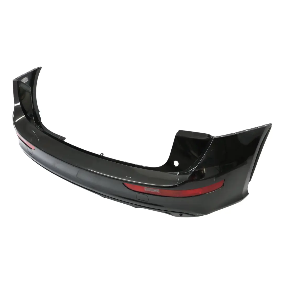 Audi Q5 8R Rear Bumper Trim Panel Covering Panther Black Crystal Effect - Z9Z - SKU 8R0807303B-PBC - Part number 8R0807303B