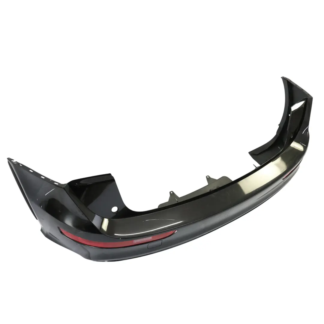 Audi Q5 8R Rear Bumper Trim Panel Covering Panther Black Crystal Effect - Z9Z - SKU 8R0807303B-PBC - Part number 8R0807303B