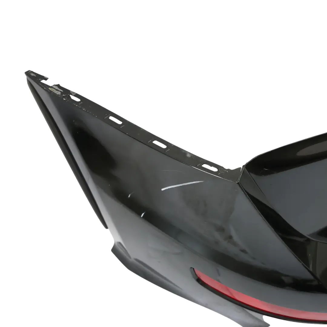 Bumper Trim Panel Covering Panther Black Crystal Effect - Z9Z to Audi Q5 8R Rear with Part number 8R0807303B Audi Q5 8R Rear Bumper Trim Panel Covering Panther Black Crystal Effect - Z9Z - SKU 8R0807303B-PBC - Part number 8R0807303B