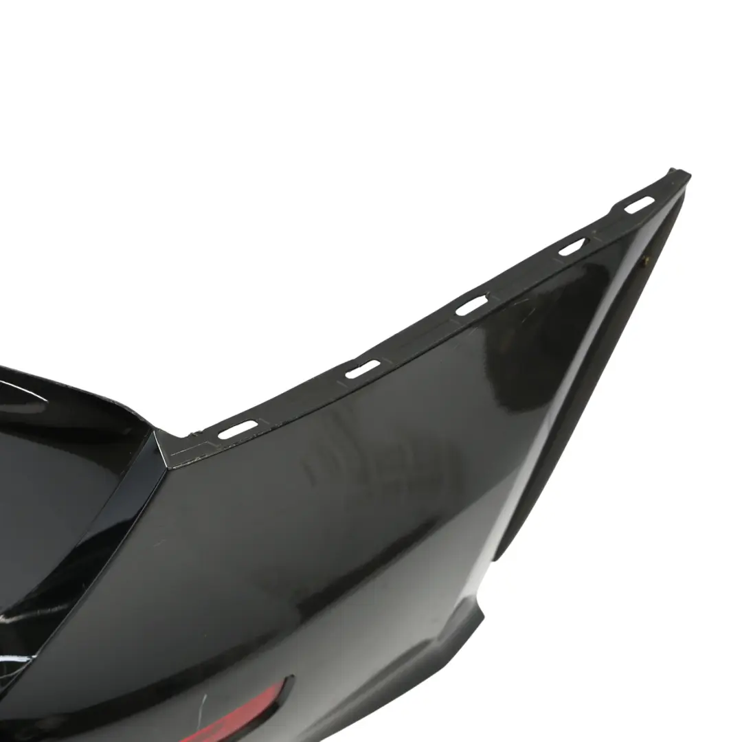 Audi Q5 8R Rear Bumper Trim Panel Covering Panther Black Crystal Effect - Z9Z - SKU 8R0807303B-PBC - Part number 8R0807303B