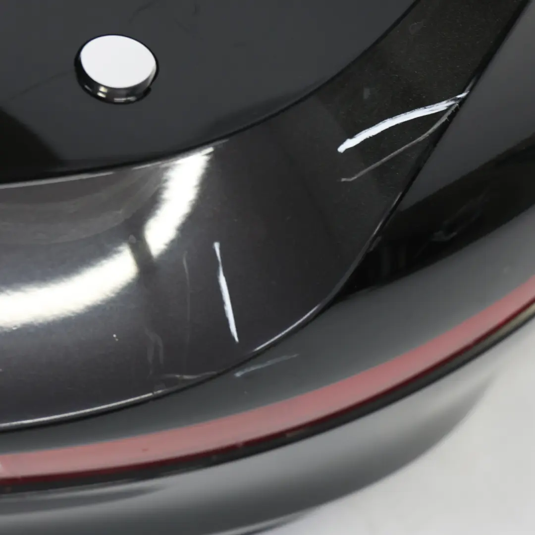 Audi Q5 8R Rear Bumper Trim Panel Covering Panther Black Crystal Effect - Z9Z - SKU 8R0807303B-PBC - Part number 8R0807303B