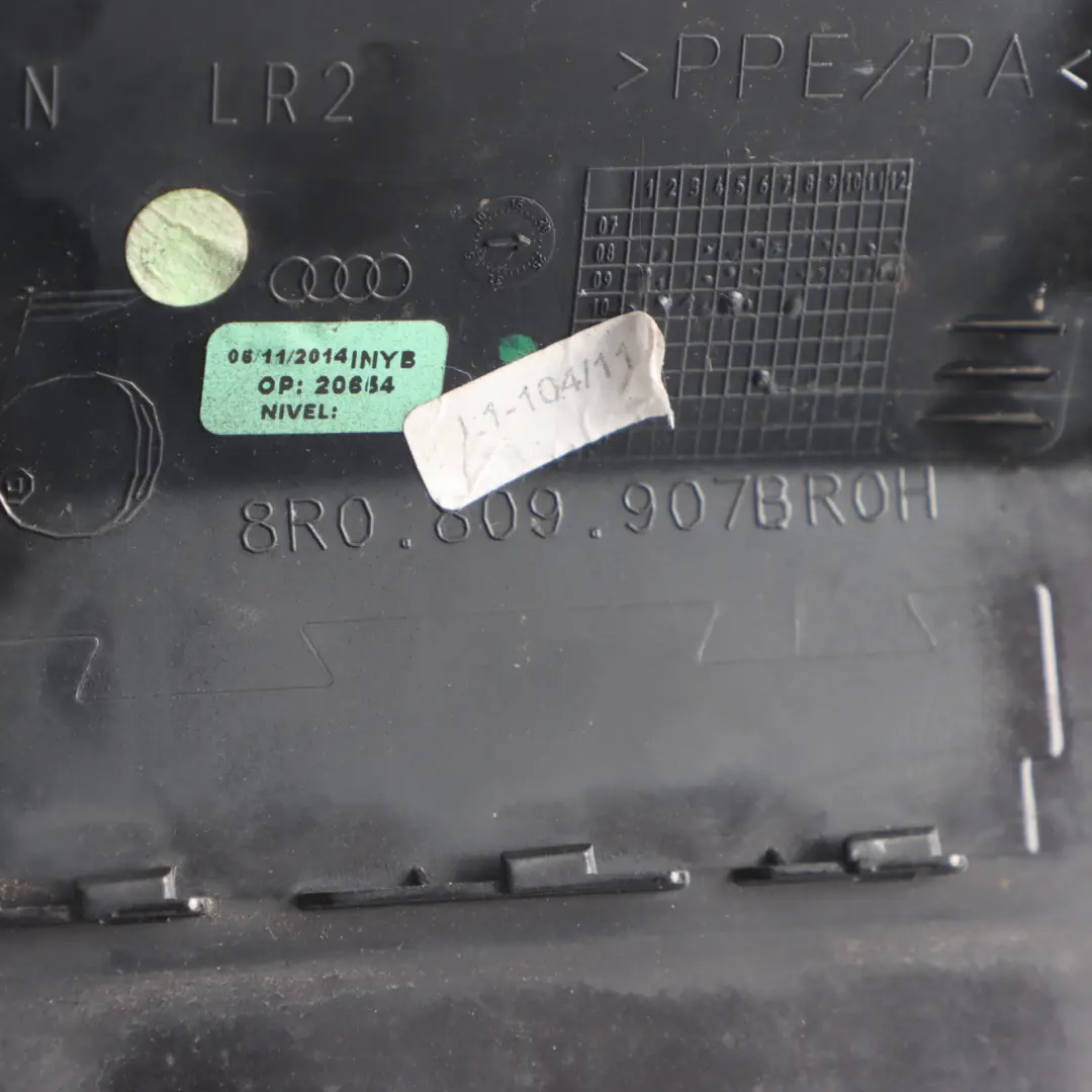 Filler Flap Fill In Tank Cap Panther Black Crystal - Z9Z to Audi Q5 8R Fuel with Part number 8R0809907B Audi Q5 8R Fuel Filler Flap Fill In Tank Cap Panther Black Crystal - Z9Z - SKU 8R0809907B-PBC - Part number 8R0809907B