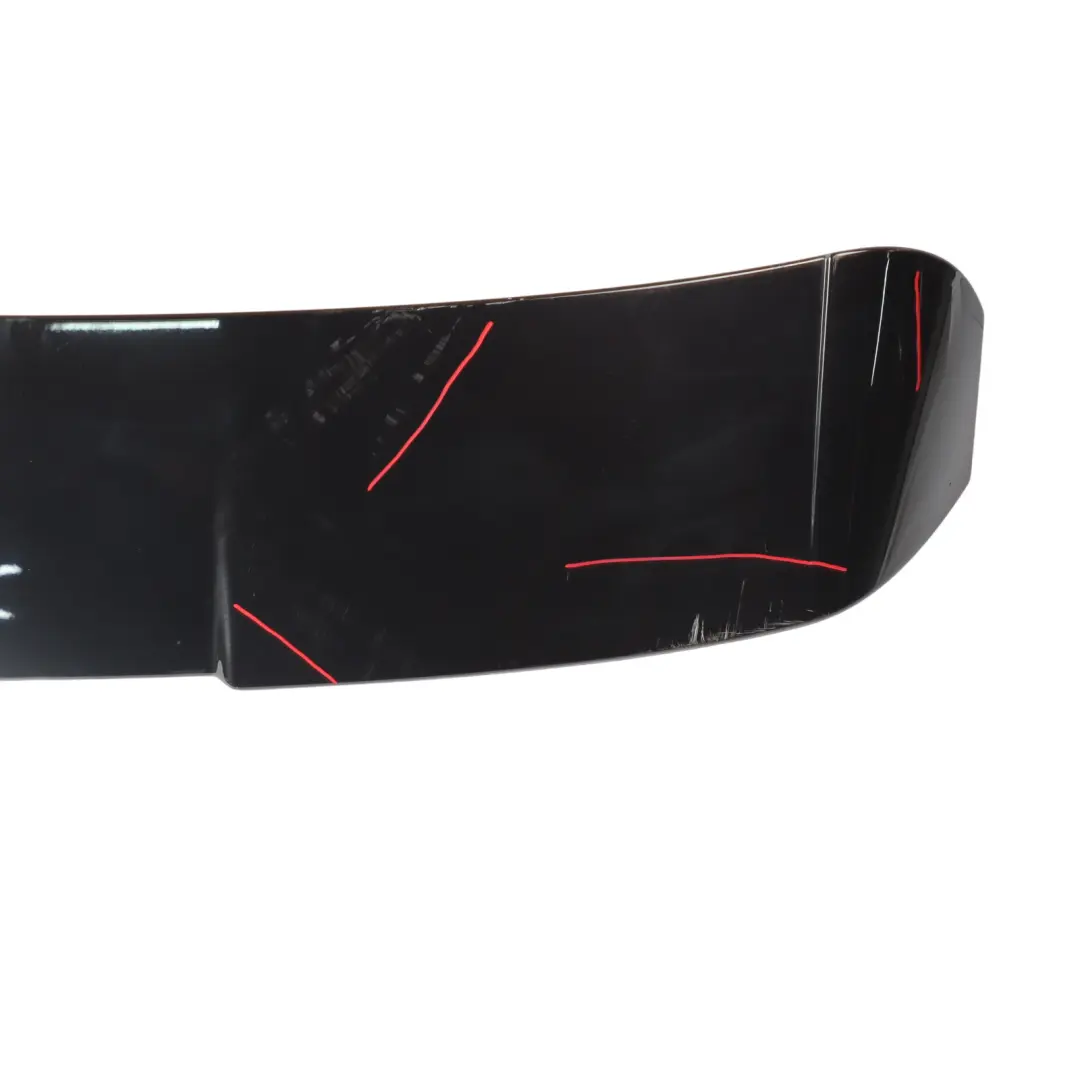 Audi Q5 8R Rear Tailgate Trunk Roof Spoiler Panther Black Crystal Z9Z - SKU 8R0827933B-PBC - Part number 8R0827933B