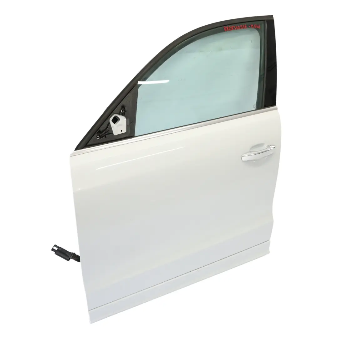 Audi Q5 8R Door Front Left N/S Glacier White Pearl - S9R - SKU 8R0831051E-MGW - Part number 8R0831051E