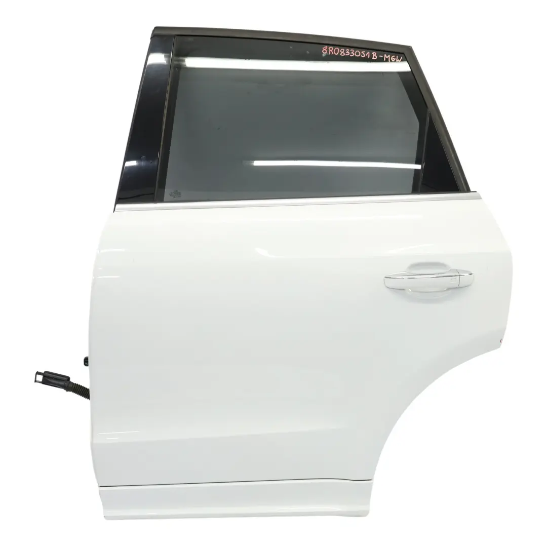 Arrière Gauche Glacier White Pearl - S9R pour Audi Q5 8R Porte à propos du numéro de pièce 8R0833051B Audi Q5 8R Porte Arrière Gauche Glacier White Pearl - S9R - SKU 8R0833051B-MGW - Numéro de pièce 8R0833051B