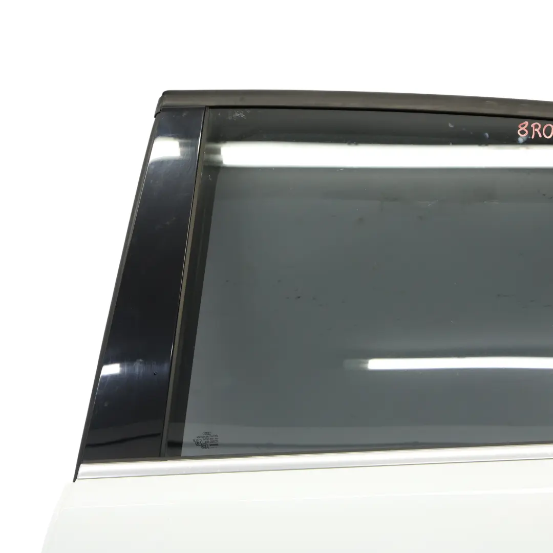 Audi Q5 8R Door Rear Left N/S Glacier White Pearl Effect - S9R - SKU 8R0833051B-MGW - Part number 8R0833051B