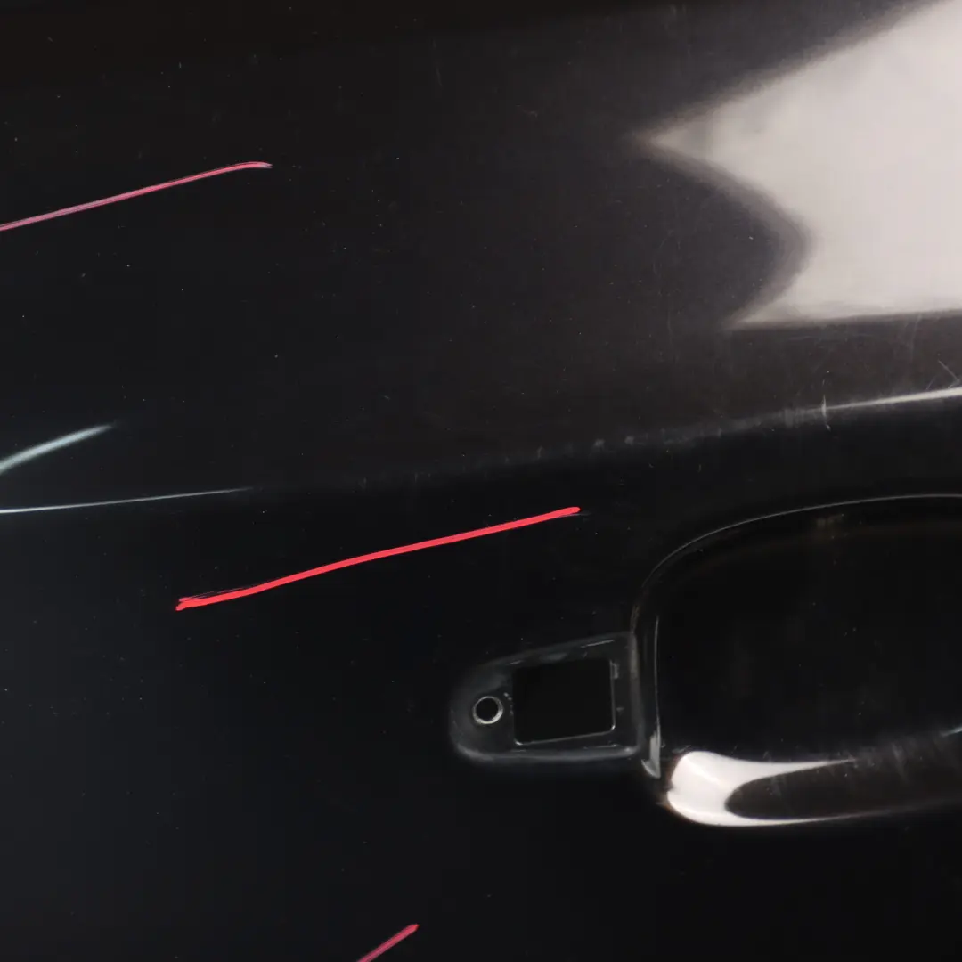 Door Rear Left N/S Panther Black Crystal Effect - Z9Z to Audi Q5 8R with Part number 8R0833051B Audi Q5 8R Door Rear Left N/S Panther Black Crystal Effect - Z9Z - SKU 8R0833051B-PBC - Part number 8R0833051B