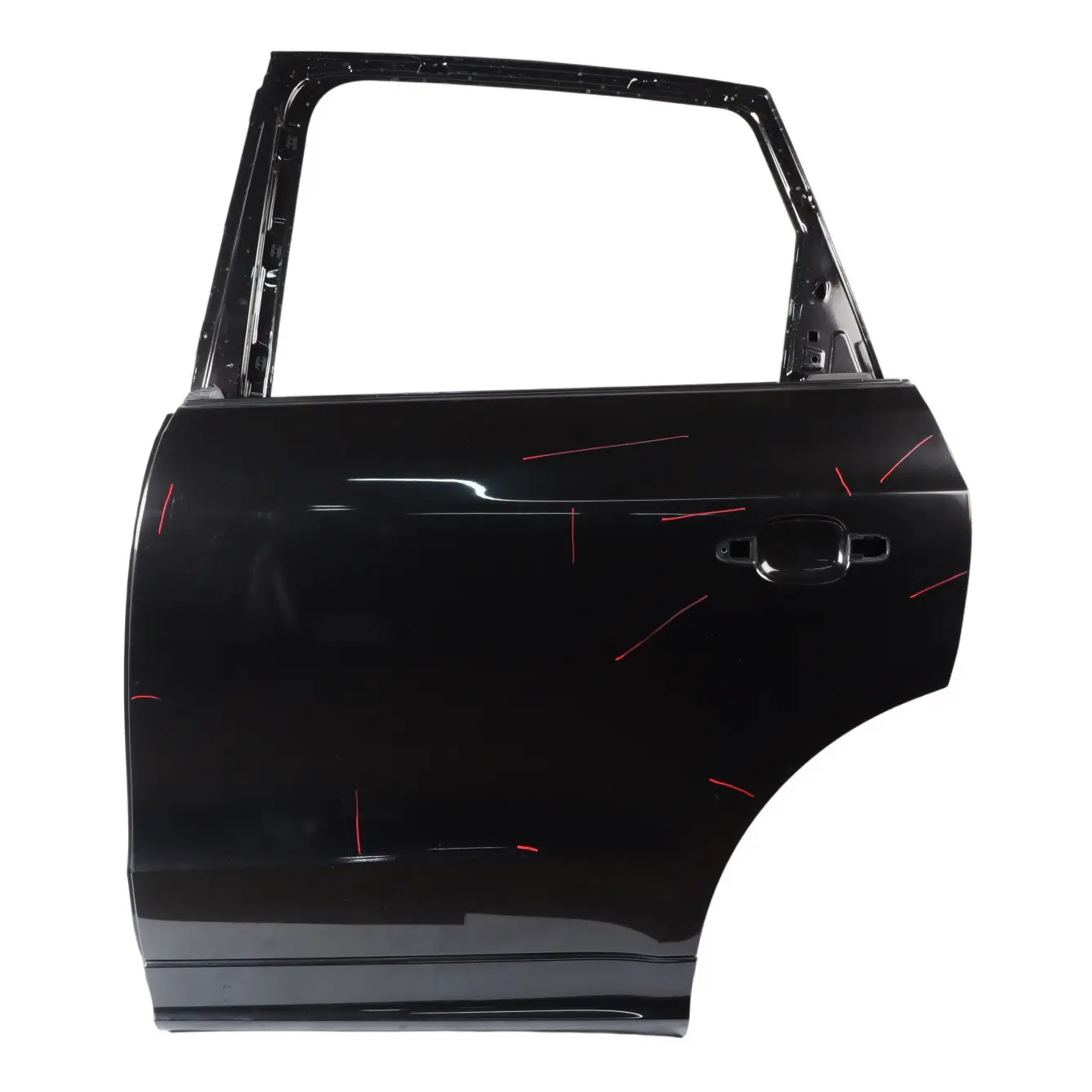Audi Q5 8R Door Rear Left N/S Panther Black Crystal Effect - Z9Z