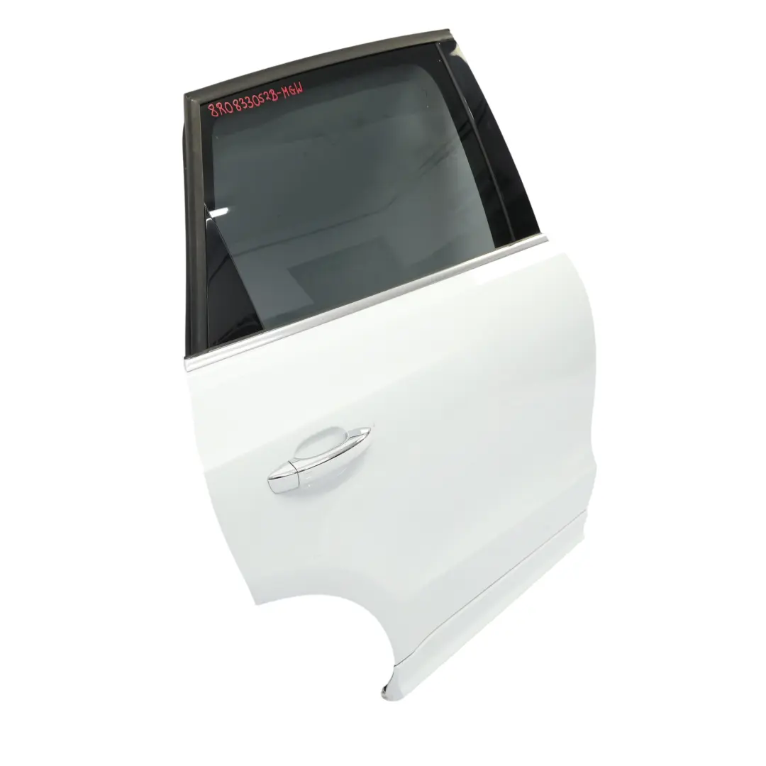 Audi Q5 8R Door Rear Right O/S Glacier White Pearl Effect - S9R - SKU 8R0833052B-MGW - Part number 8R0833052B