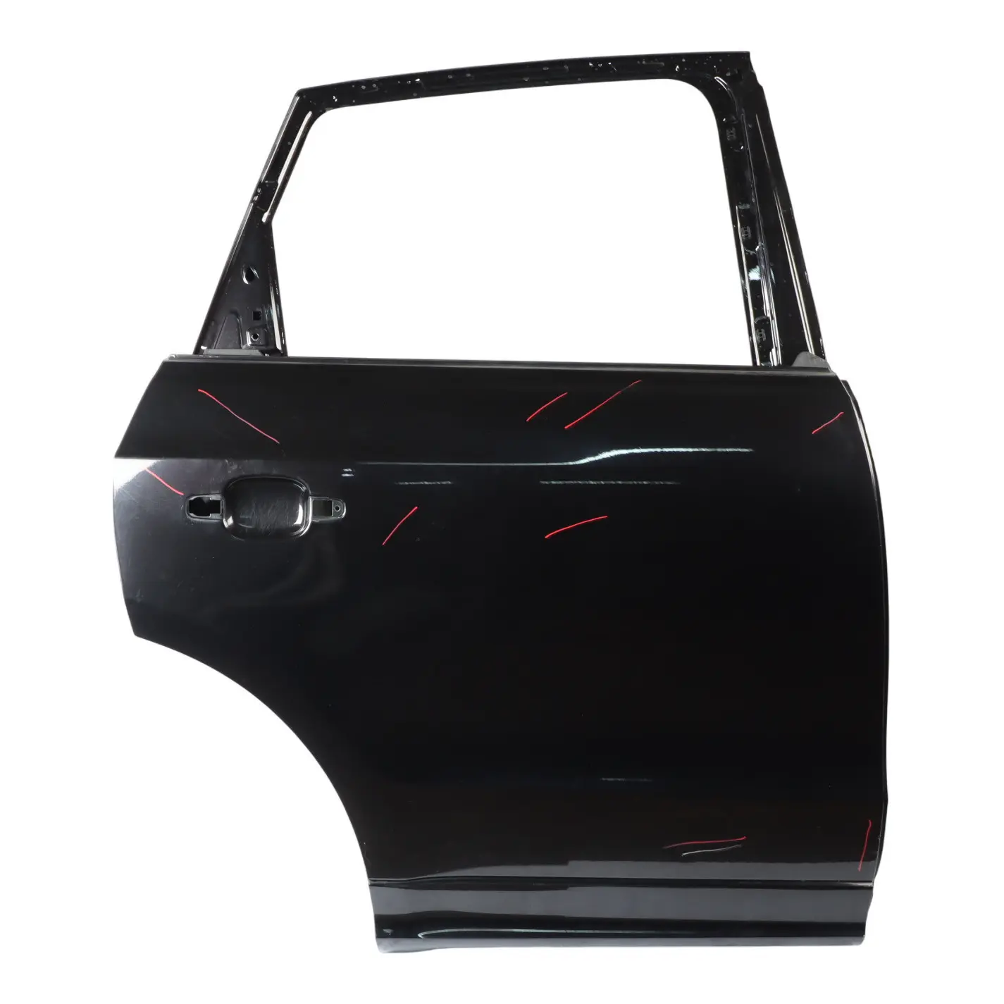 Audi Q5 8R Door Rear Right O/S Phantom Black Crystal Effect - Z9Z