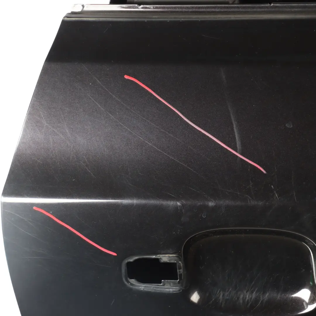 Door Rear Right O/S Phantom Black Crystal Effect - Z9Z to Audi Q5 8R with Part number 8R0833052B Audi Q5 8R Door Rear Right O/S Phantom Black Crystal Effect - Z9Z - SKU 8R0833052B-PBC - Part number 8R0833052B