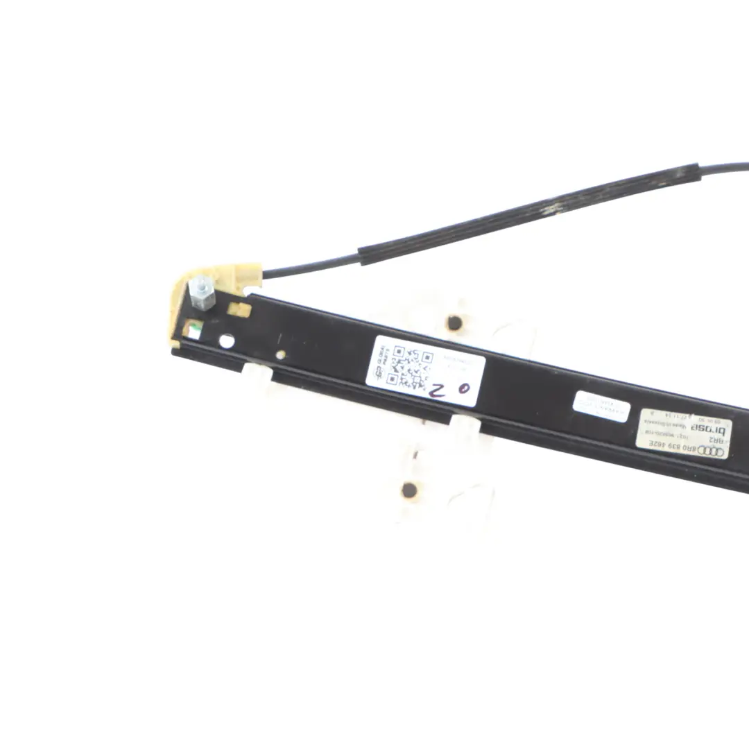 Puerta Trasera Elevalunas Regulador Mecanismo Derecho para Audi Q5 8R con número de pieza 8R0839462E Audi Q5 8R Puerta Trasera Elevalunas Regulador Mecanismo Derecho - SKU 8R0839462E - Número de pieza 8R0839462E