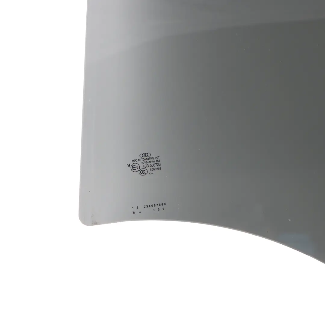 Audi Q5 8R Window Glass Door Rear Left N/S Side AS3 Tinted - SKU 8R0845205G - Part number 8R0845205G