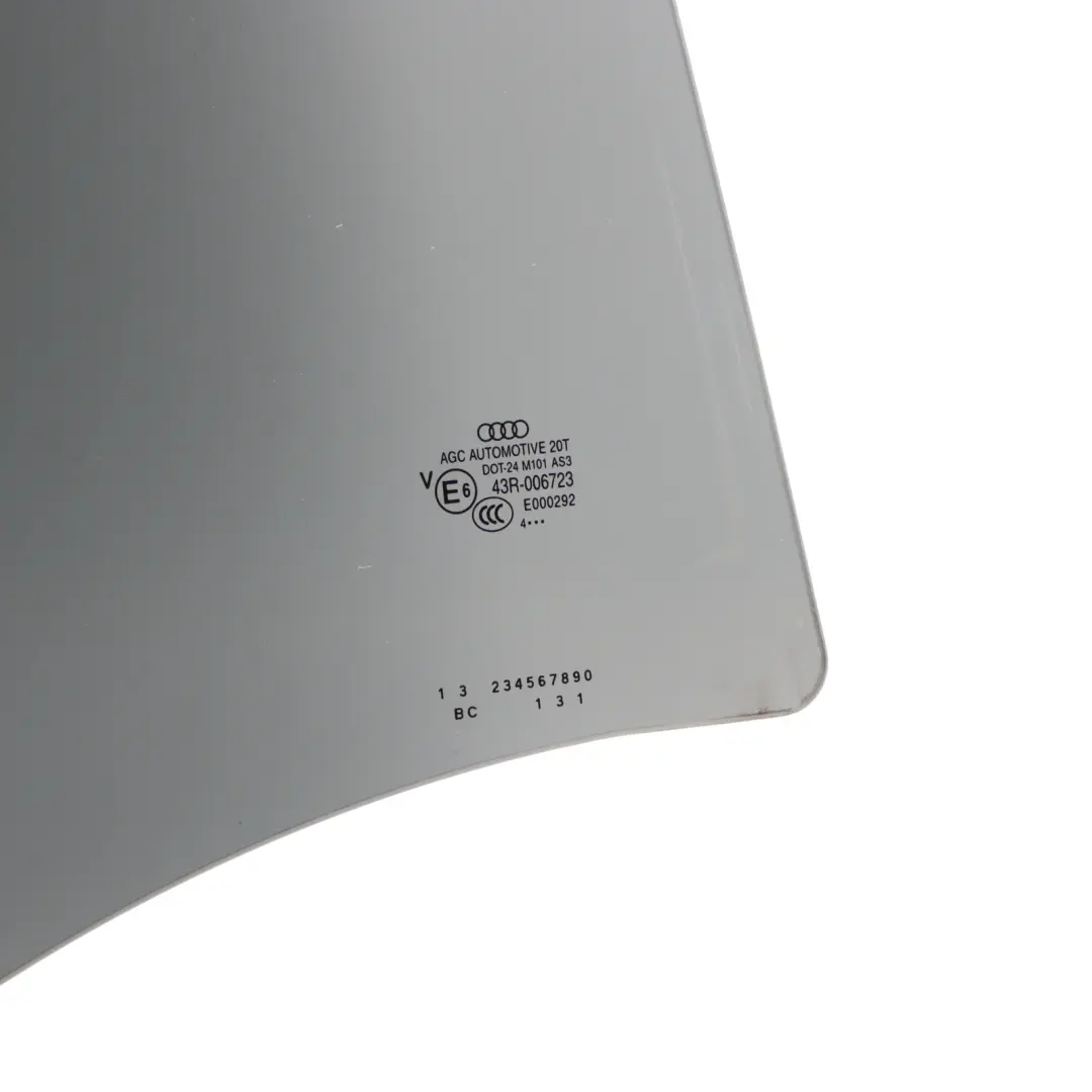 Audi Q5 8R Door Window Glass Rear Right O/S AS3 Tinted - SKU 8R0845206G - Part number 8R0845206G