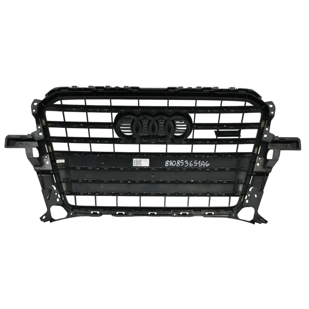 Front Bumper Radiator Centre Grille Cover Trim Panel to Audi SQ5 8R with Part number 8R0853651AG Audi SQ5 8R Front Bumper Radiator Centre Grille Cover Trim Panel - SKU 8R0853651AG - Part number 8R0853651AG