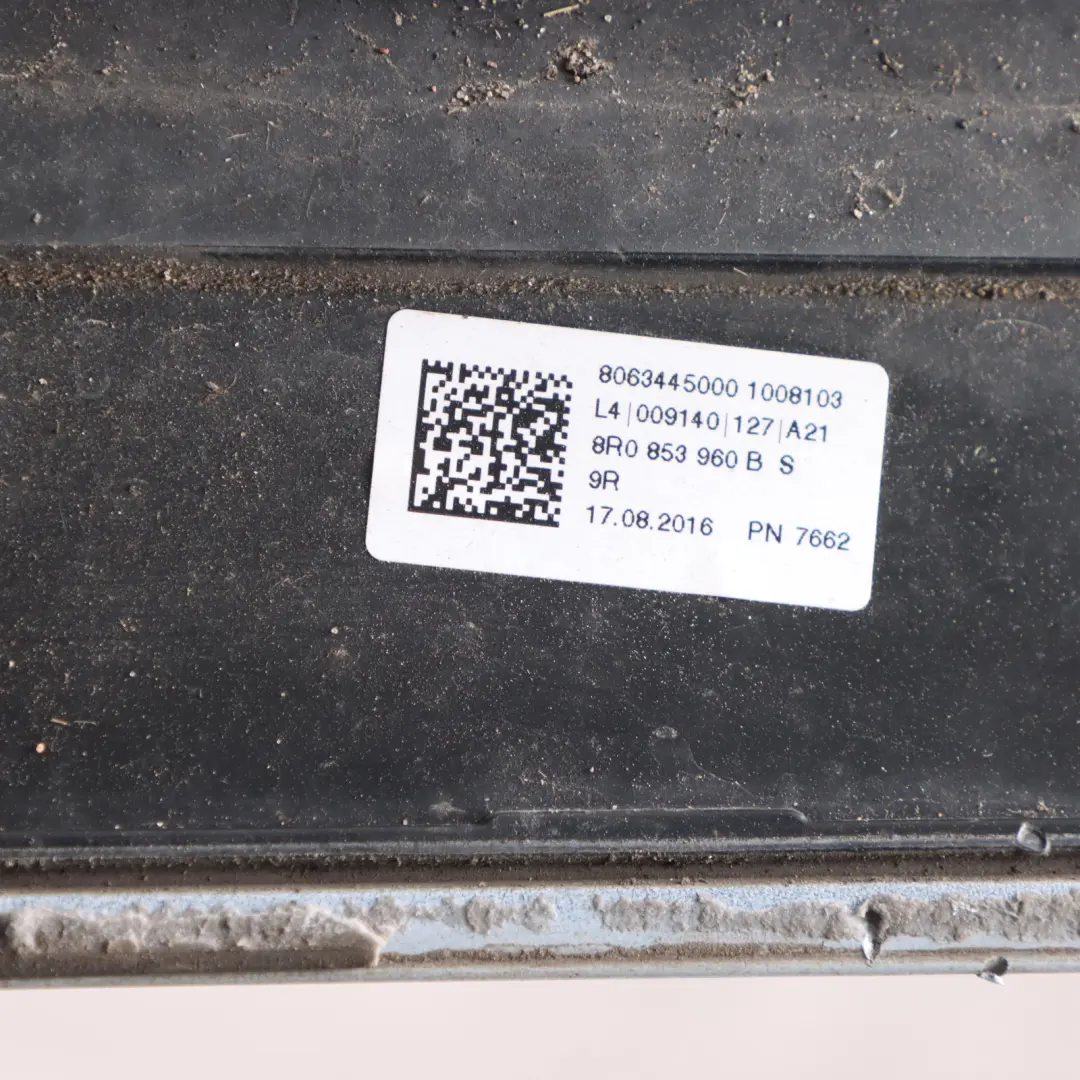 Audi Q5 8R Modanatura Inferiore Porta Anteriore Destra Bianco Ghiaccio S9R - SKU 8R0853960B-MGW - Numero di parte 8R0853960B