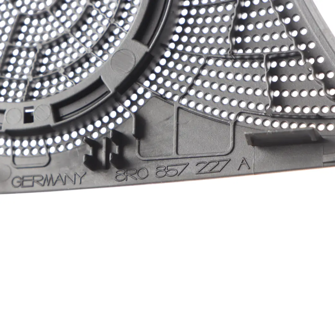 Speaker Cover Trim Door Front Left N/S Bang Olufsen Panel to Audi Q5 8R with Part number 8R0857227A Audi Q5 8R Speaker Cover Trim Door Front Left N/S Bang Olufsen Panel - SKU 8R0857227A - Part number 8R0857227A