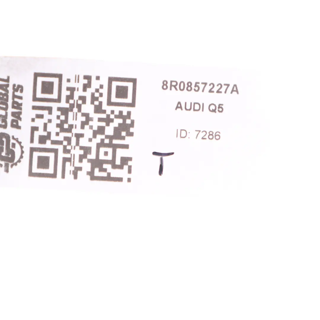 Speaker Cover Trim Door Front Left N/S Bang Olufsen Panel to Audi Q5 8R with Part number 8R0857227A Audi Q5 8R Speaker Cover Trim Door Front Left N/S Bang Olufsen Panel - SKU 8R0857227A - Part number 8R0857227A