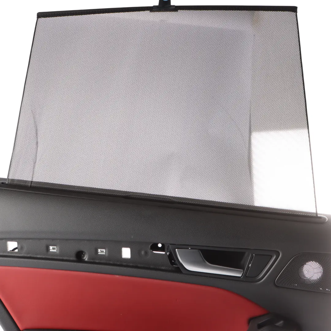 Door Card Cover Trim Rear Left N/S Leather Red to Audi Q5 8R with Part number 8R0867303BF Audi Q5 8R Door Card Cover Trim Rear Left N/S Leather Red - SKU 8R0867303BF - Part number 8R0867303BF