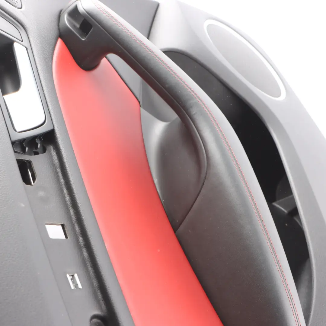 Door Card Cover Trim Rear Left N/S Leather Red to Audi Q5 8R with Part number 8R0867303BF Audi Q5 8R Door Card Cover Trim Rear Left N/S Leather Red - SKU 8R0867303BF - Part number 8R0867303BF