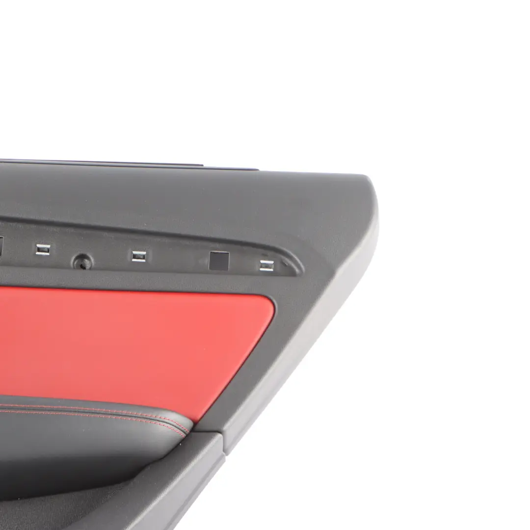Audi Q5 8R Door Card Cover Trim Rear Right O/S Leather Red - SKU 8R0867304BF - Part number 8R0867304BF