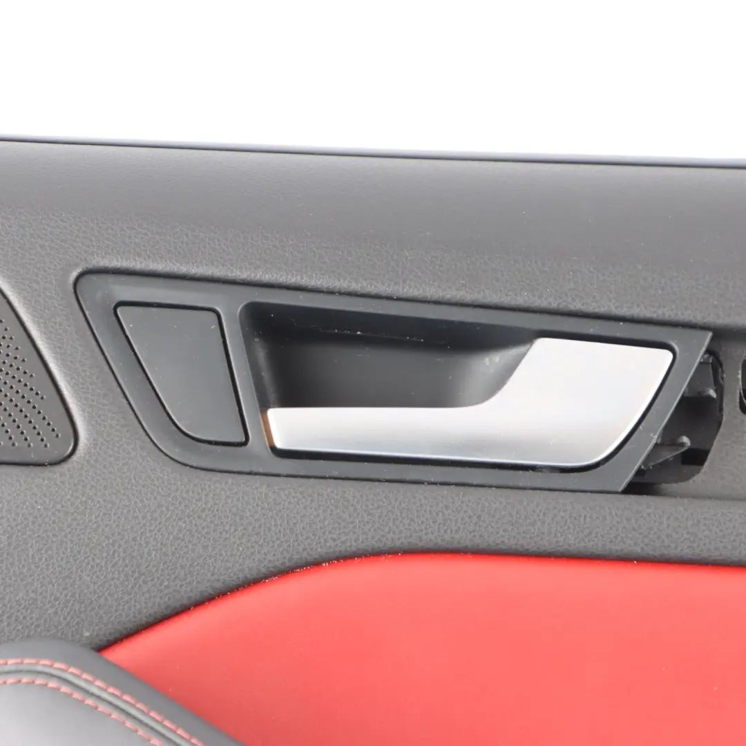 Door Card Cover Trim Rear Right O/S Leather Red to Audi Q5 8R with Part number 8R0867304BF Audi Q5 8R Door Card Cover Trim Rear Right O/S Leather Red - SKU 8R0867304BF - Part number 8R0867304BF