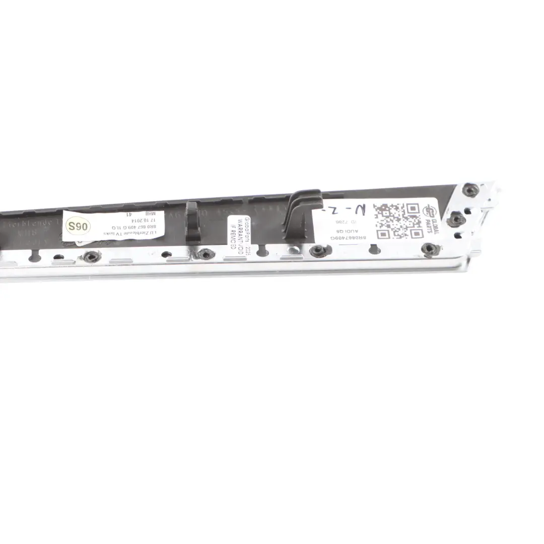 Audi Q5 8R Front Rear Door Card Trim Cover Strip Left N/S Black - SKU 8R0867409G - Part number 8R0867409G