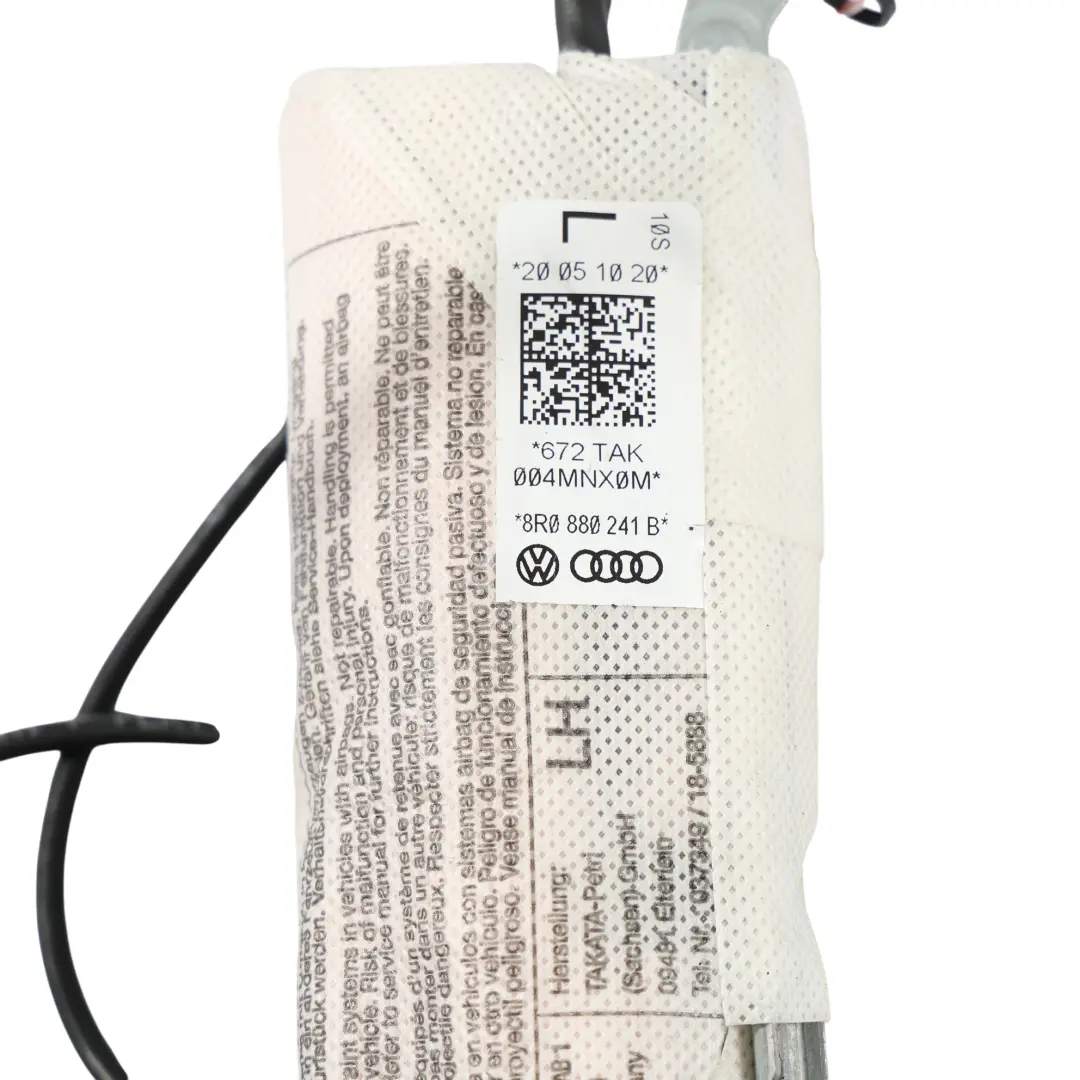 Audi Q5 8R Sedile Modulo Aria Unità ECU Anteriore Sinistra Lato - SKU 8R0880241B - Numero di parte 8R0880241B