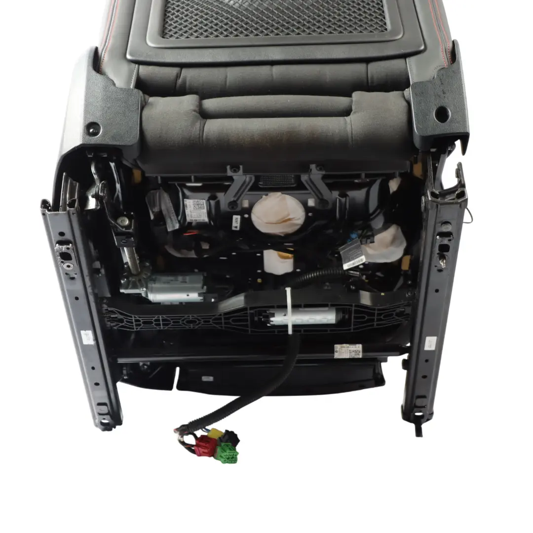 Front Left N/S Heated Electric Leather Black Magma Red to Audi SQ5 8R Sport Seat with Part number 8R0881805AK Audi SQ5 8R Sport Seat Front Left N/S Heated Electric Leather Black Magma Red - SKU 8R0881805AK - Part number 8R0881805AK