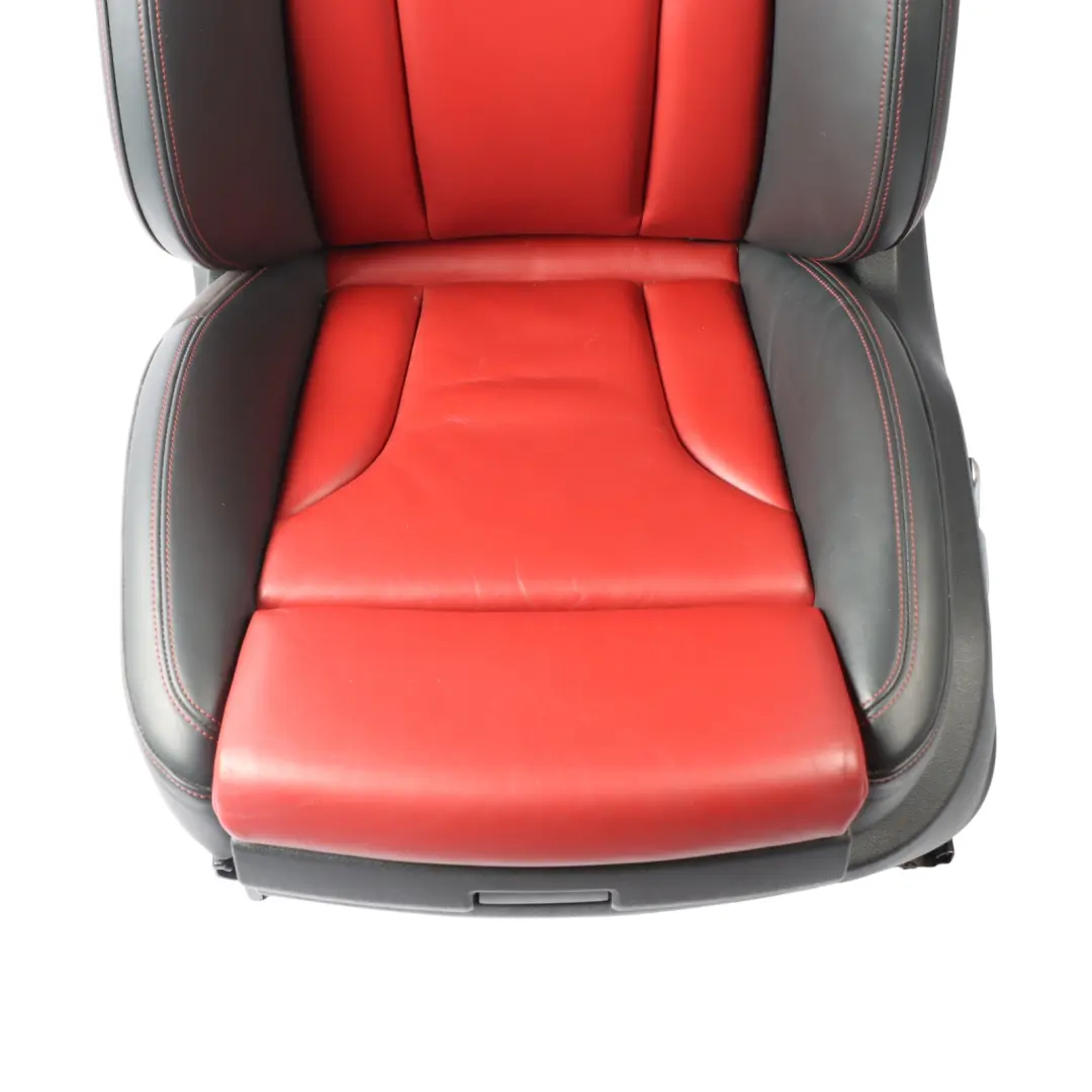 Front Left N/S Heated Electric Leather Black Magma Red to Audi SQ5 8R Sport Seat with Part number 8R0881805AK Audi SQ5 8R Sport Seat Front Left N/S Heated Electric Leather Black Magma Red - SKU 8R0881805AK - Part number 8R0881805AK