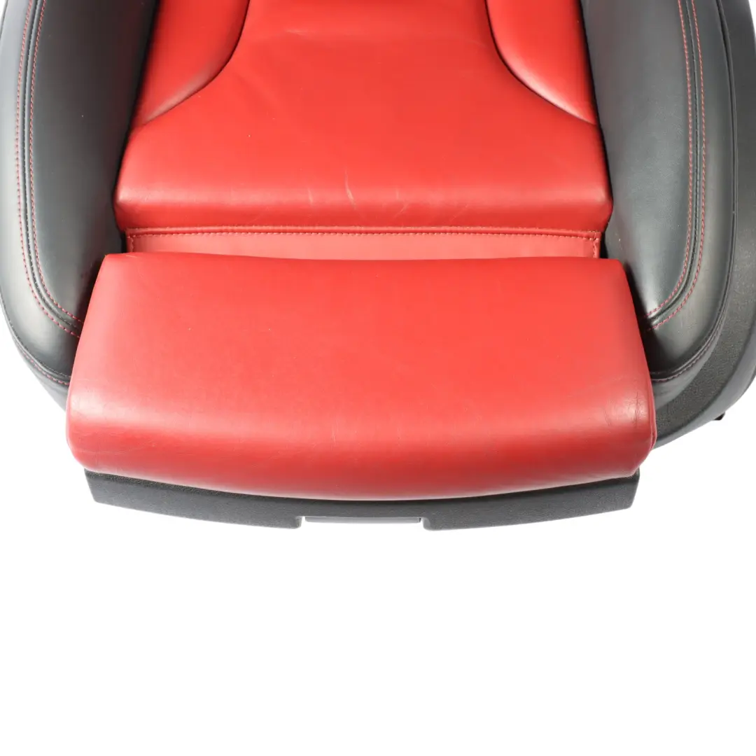 Front Left N/S Heated Electric Leather Black Magma Red to Audi SQ5 8R Sport Seat with Part number 8R0881805AK Audi SQ5 8R Sport Seat Front Left N/S Heated Electric Leather Black Magma Red - SKU 8R0881805AK - Part number 8R0881805AK