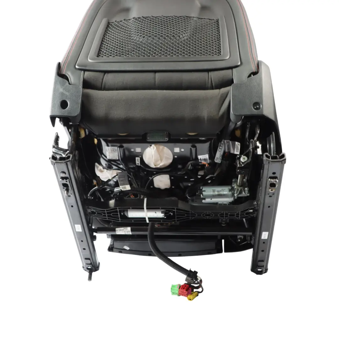 Audi SQ5 8R Sport Seat Front Right O/S Heated Memory Leather Black Magma Red - SKU 8R0881806AK - Part number 8R0881806AK