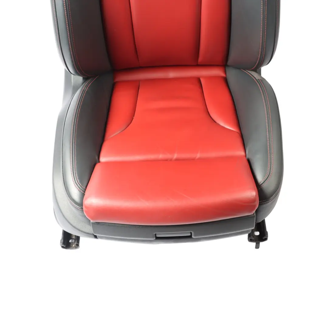 Audi SQ5 8R Sport Seat Front Right O/S Heated Memory Leather Black Magma Red - SKU 8R0881806AK - Part number 8R0881806AK