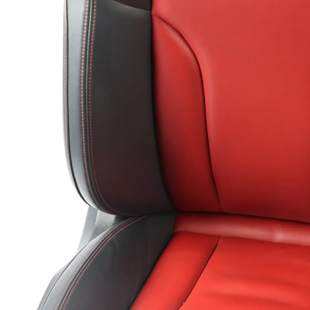 Audi SQ5 8R Sport Seat Front Right O/S Heated Memory Leather Black Magma Red - SKU 8R0881806AK - Part number 8R0881806AK