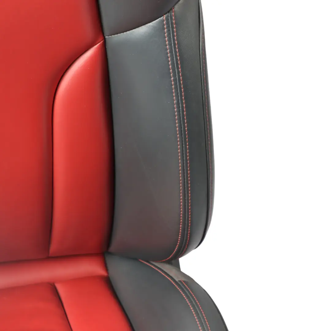 Audi SQ5 8R Sport Seat Front Right O/S Heated Memory Leather Black Magma Red - SKU 8R0881806AK - Part number 8R0881806AK