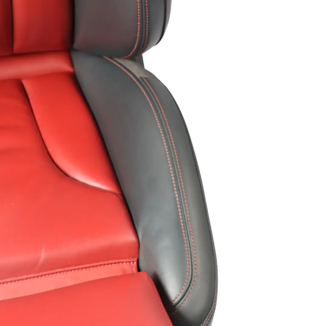 Front Right O/S Heated Memory Leather Black Magma Red to Audi SQ5 8R Sport Seat with Part number 8R0881806AK Audi SQ5 8R Sport Seat Front Right O/S Heated Memory Leather Black Magma Red - SKU 8R0881806AK - Part number 8R0881806AK