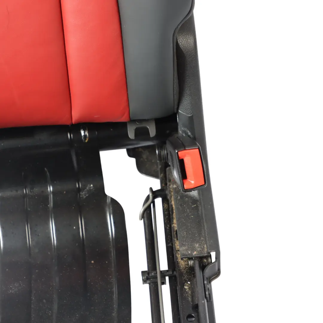 Backrest Rear Right O/S Heated Leather Soul Black Magma Red to Audi SQ5 8R Seat with Part number 8R0885805M Audi SQ5 8R Seat Backrest Rear Right O/S Heated Leather Soul Black Magma Red - SKU 8R0885805M - Part number 8R0885805M