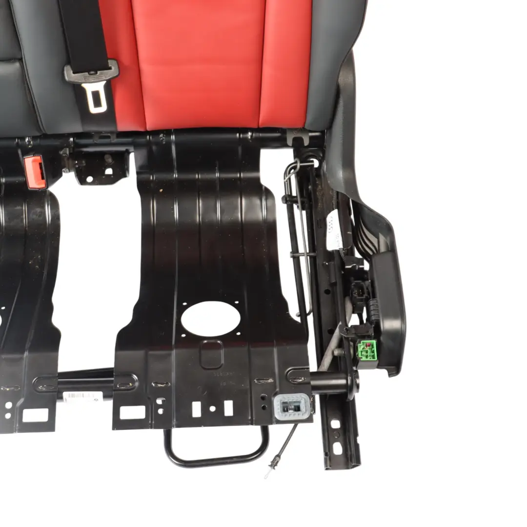 Backrest Rear Left N/S Heated Leather Soul Black Magma Red to Audi SQ5 8R Seat with Part number 8R0885806M Audi SQ5 8R Seat Backrest Rear Left N/S Heated Leather Soul Black Magma Red - SKU 8R0885806M - Part number 8R0885806M