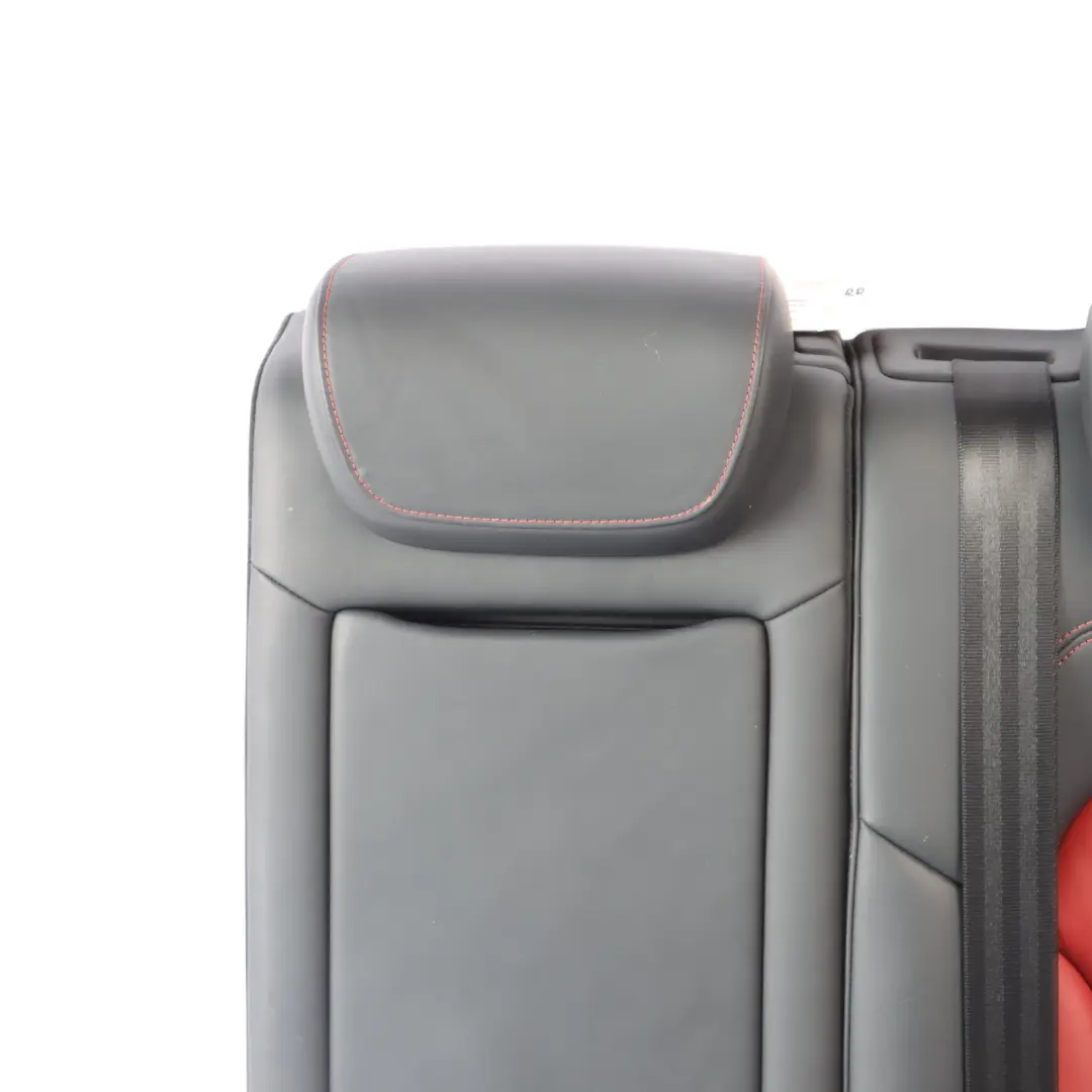 Backrest Rear Left N/S Heated Leather Soul Black Magma Red to Audi SQ5 8R Seat with Part number 8R0885806M Audi SQ5 8R Seat Backrest Rear Left N/S Heated Leather Soul Black Magma Red - SKU 8R0885806M - Part number 8R0885806M