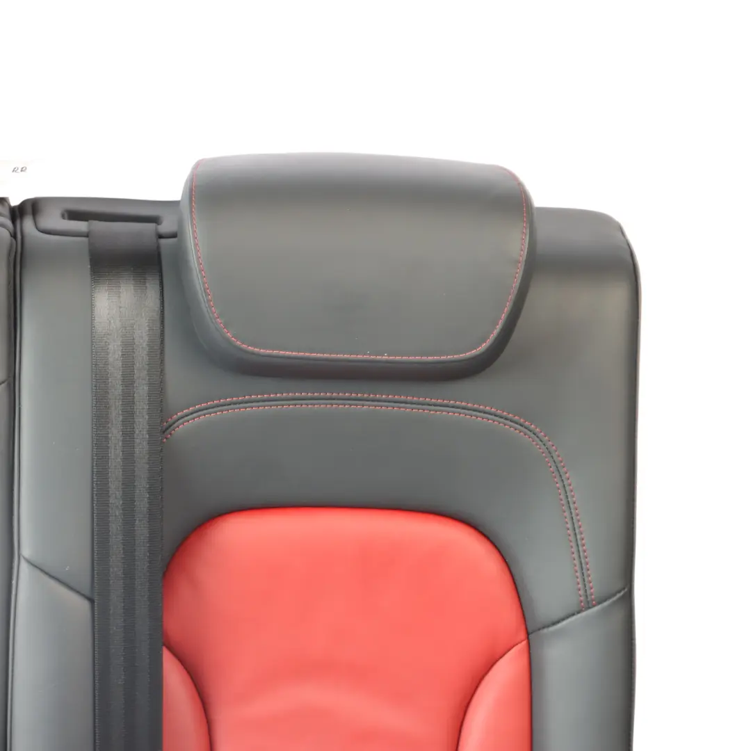Audi SQ5 8R Seat Backrest Rear Left N/S Heated Leather Soul Black Magma Red - SKU 8R0885806M - Part number 8R0885806M
