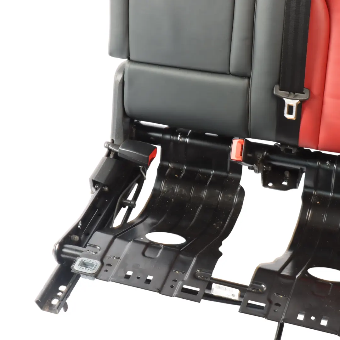 Audi SQ5 8R Seat Backrest Rear Left N/S Heated Leather Soul Black Magma Red - SKU 8R0885806M - Part number 8R0885806M