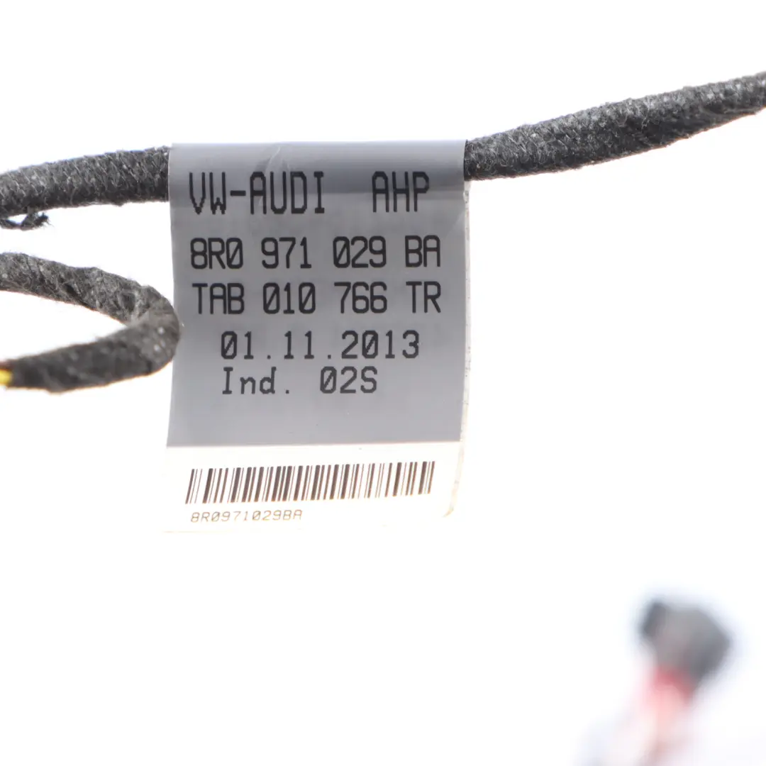 Front Door Wiring Loom Harness Cable Driver's Side to Audi Q5 8R with Part number 8R0971029BA Audi Q5 8R Front Door Wiring Loom Harness Cable Driver's Side - SKU 8R0971029BA - Part number 8R0971029BA