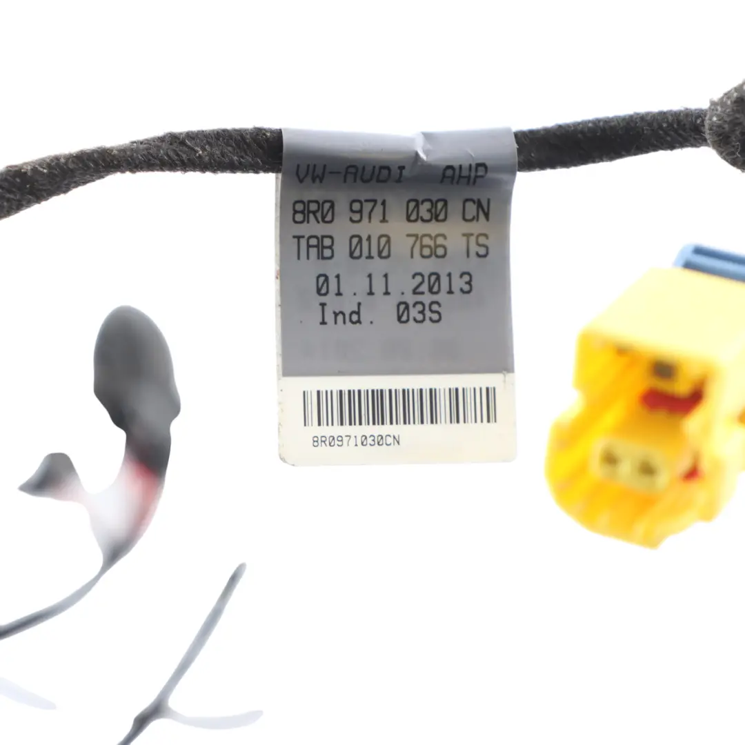 Audi Q5 8R Front Door Wiring Loom Harness Cable Passenger's Side - SKU RHD-8R0971030CN - Part number 8R0971030CN