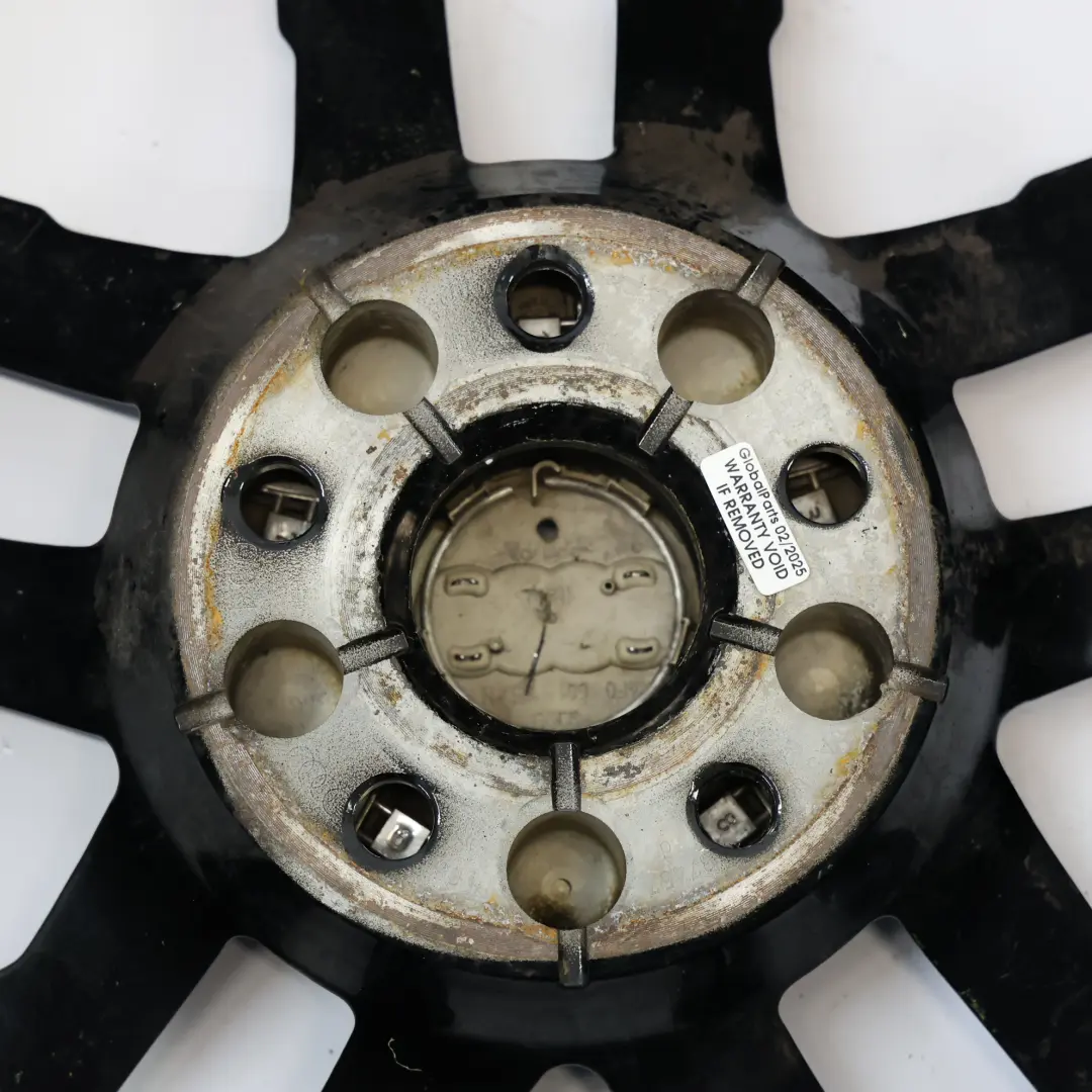 8S Black Wheel Alloy Rim 19" 9J ET:52 Star Double Spoke to Audi TT FV with Part number 8S0601025F Audi TT FV 8S Black Wheel Alloy Rim 19" 9J ET:52 Star Double Spoke - SKU 8S0601025F-3 - Part number 8S0601025F