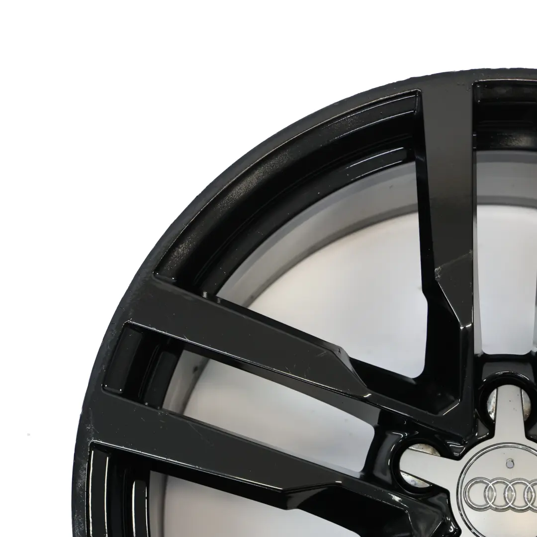 Audi TT FV 8S Black Wheel Alloy Rim 19" 9J ET:52 Star Double Spoke - SKU 8S0601025F-3 - Part number 8S0601025F