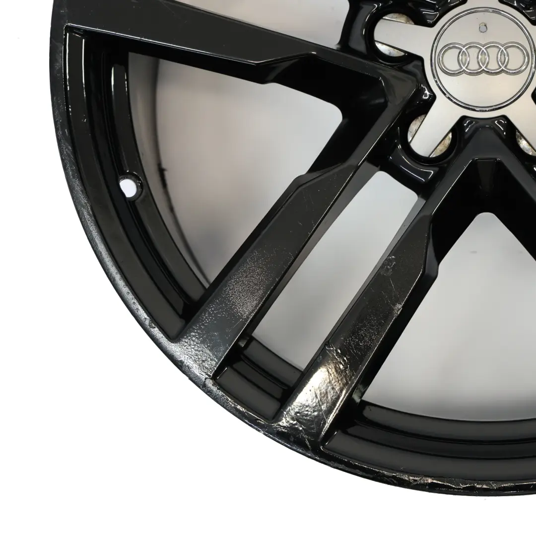 8S Black Wheel Alloy Rim 19" 9J ET:52 Star Double Spoke to Audi TT FV with Part number 8S0601025F Audi TT FV 8S Black Wheel Alloy Rim 19" 9J ET:52 Star Double Spoke - SKU 8S0601025F-3 - Part number 8S0601025F